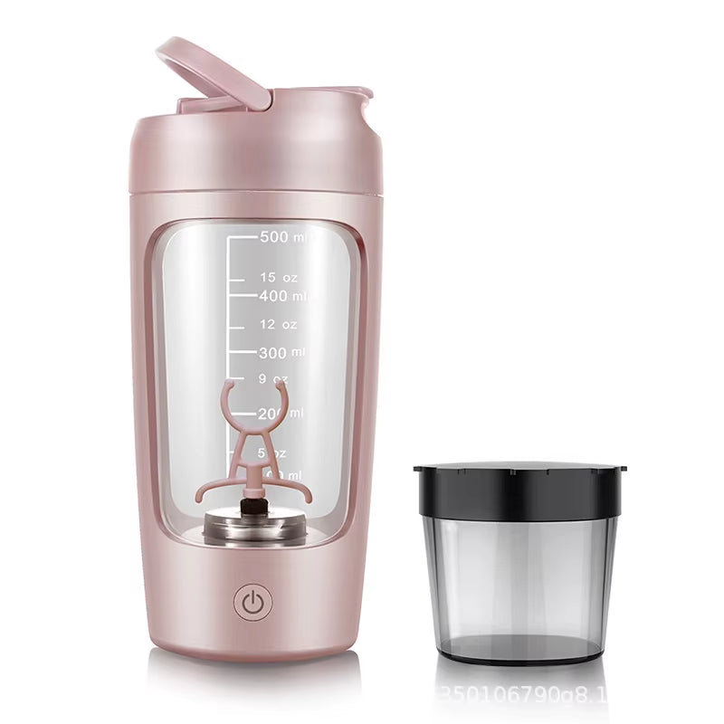 Electric Protein Powder Blender Cup Fully Automatic Type C Rechargeable Shaker Milkshake Sports Accompanying Fitness Blender